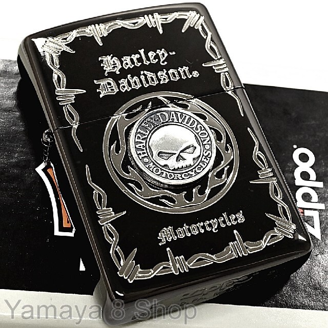 ZIPPO ハーレーダビットソン 日本限定 スカル ブラック ジッポー ライター