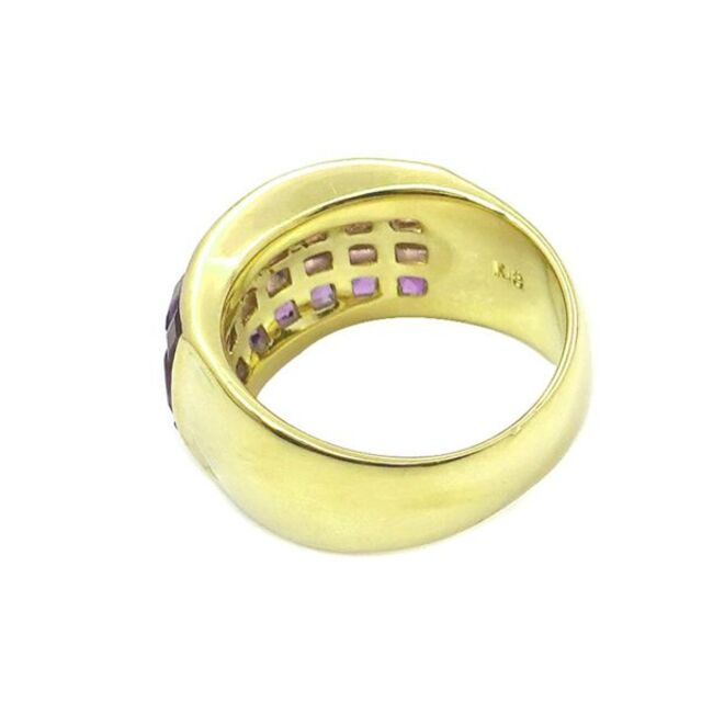 リング 11号 アメジスト 3.20ct K18 YG イエローゴールド 750 指輪の通販 by PURPOSE ラクマ店's shop｜ラクマ
