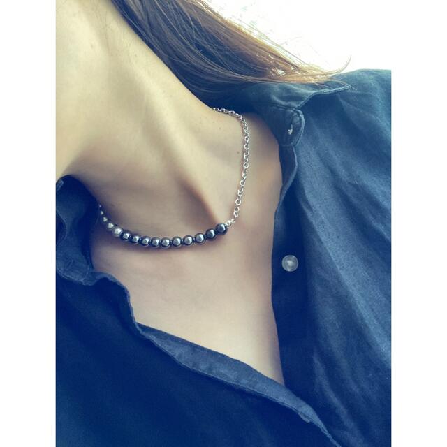 テラヘルツをオシャレに♪ テラヘルツ&パールチョーカー - アクセサリー テラヘルツをオシャレに♪ テラヘルツ&パールチョーカー - アクセサリー