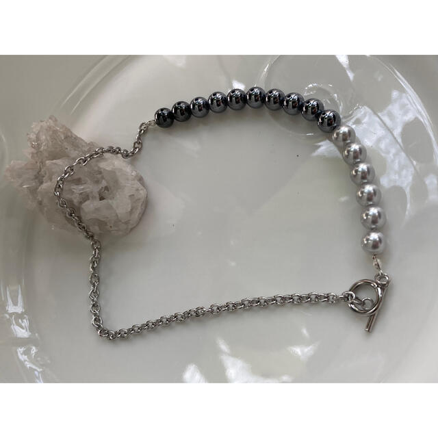 テラヘルツをオシャレに♪ テラヘルツ&パールチョーカー - アクセサリー テラヘルツをオシャレに♪ テラヘルツ&パールチョーカー - アクセサリー