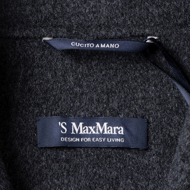 Max Mara(マックスマーラ)のS MAX MARA ARONA ピュア ウール ダブルフェイス コート レディースのジャケット/アウター(ロングコート)の商品写真