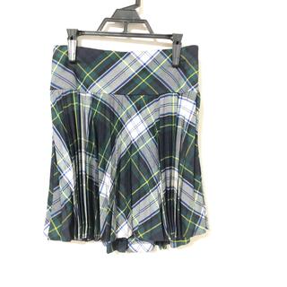 ラルフローレン(Ralph Lauren)のラルフローレン　チェックプリーツ　スカート(スカート)