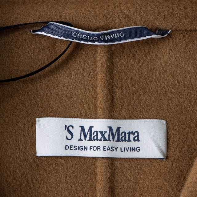 Max Mara(マックスマーラ)のS MAX MARA PRIAMO ピュア ダブルフェイス ステンカラーコート レディースのジャケット/アウター(ロングコート)の商品写真