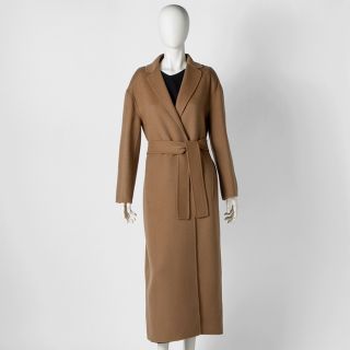 マックスマーラ(Max Mara)のS MAX MARA VIRGIL ピュア ダブルフェイス ロングコート(ロングコート)