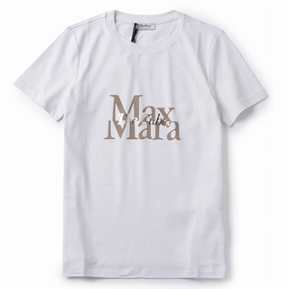 特注製品 マックスマーラ　ロゴTシャツ　Sサイズ　未使用 Tシャツ/カットソー(半袖/袖なし)