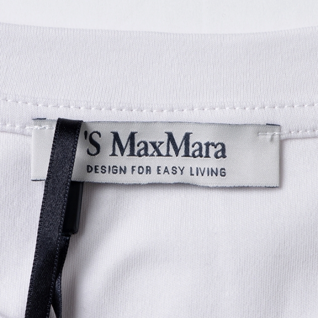 Max Mara(マックスマーラ)のS MAX MARA Tシャツ ONDA ジャージー ロゴ スウェットシャツ  レディースのトップス(Tシャツ(半袖/袖なし))の商品写真