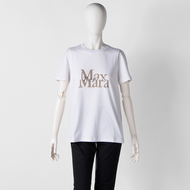 Max Mara(マックスマーラ)のS MAX MARA Tシャツ ONDA ジャージー ロゴ スウェットシャツ  レディースのトップス(Tシャツ(半袖/袖なし))の商品写真