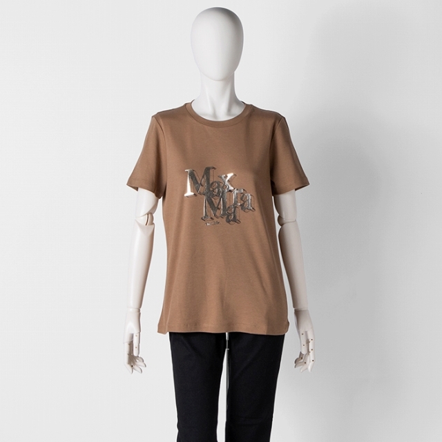 Max Mara(マックスマーラ)のS MAX MARA Tシャツ ONDA ジャージー ロゴ スウェットシャツ  レディースのトップス(Tシャツ(半袖/袖なし))の商品写真