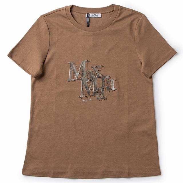 Max Mara(マックスマーラ)のS MAX MARA Tシャツ ONDA ジャージー ロゴ スウェットシャツ  レディースのトップス(Tシャツ(半袖/袖なし))の商品写真