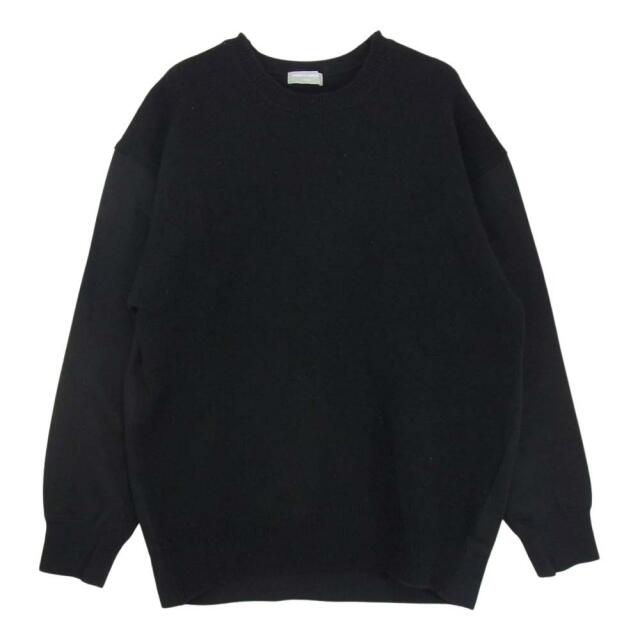 COMME des GARCONS HOMME コムデギャルソンオム スウェット ヴィンテージ 田中啓一オム 98AW HT-040200 ニット切替 スウェット トレーナー ブラック系