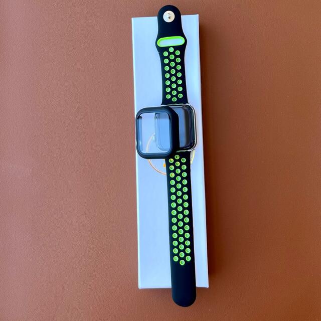 AppleWatch アップルウォッチ スポーツバンド　カバーケース メンズの時計(ラバーベルト)の商品写真