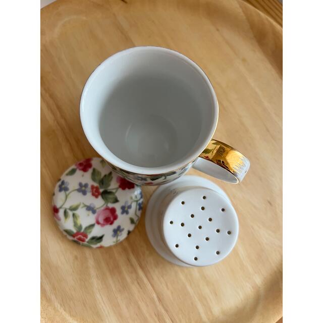 茶こし付きマグカップ Floral Porcelain インテリア/住まい/日用品のキッチン/食器(グラス/カップ)の商品写真