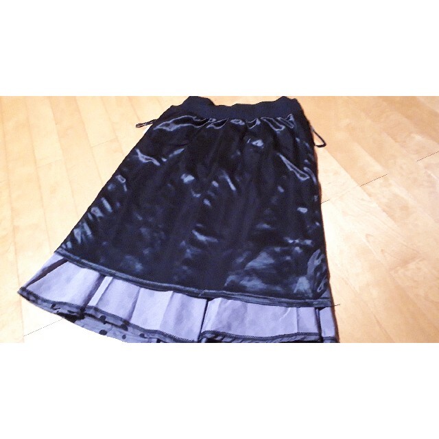 水玉ドット膝丈スカート レディースのスカート(ひざ丈スカート)の商品写真