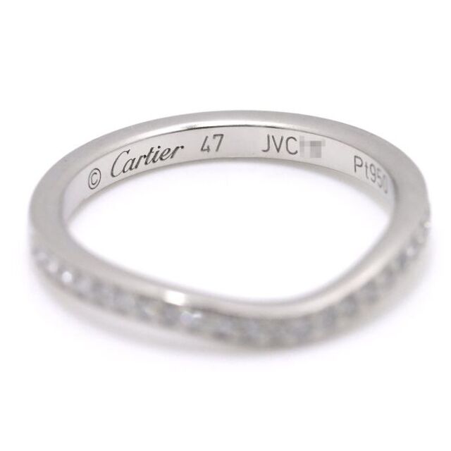 Cartier(カルティエ)のカルティエ Cartier バレリーナ #47 リング ハーフダイヤ Pt プラチナ 指輪 レディースのアクセサリー(リング(指輪))の商品写真