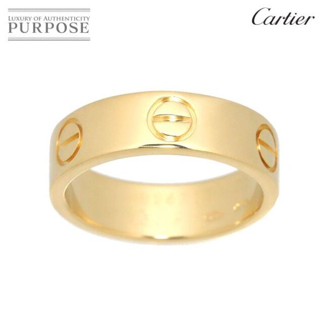 経典 Cartier - カルティエ Cartier ラブ #51 リング K18 YG イエローゴールド 750 指輪 リング(指輪)