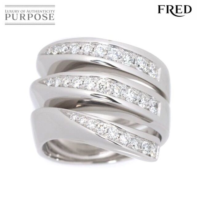FRED(フレッド)のフレッド FRED セルパンティン #61 リング ダイヤ K18 WG ホワイトゴールド 750 指輪 レディースのアクセサリー(リング(指輪))の商品写真