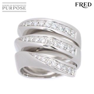 フレッド(FRED)のフレッド FRED セルパンティン #61 リング ダイヤ K18 WG ホワイトゴールド 750 指輪(リング(指輪))