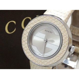 Gucci - グッチ 時計 □ 129.5 Uプレイ ステンレス レザー ベルト G