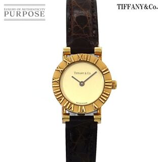 Tiffany & Co. - ティファニー TIFFANY&Co. アトラスミニ ヴィンテージ レディース 腕時計 K18YG ゴールド 文字盤 クォーツ Atlas 90167048