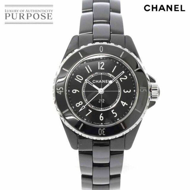 CHANEL - シャネル CHANEL J12 33mm H5695 レディース 腕時計 ブラック セラミック クォーツ ウォッチ 90167272