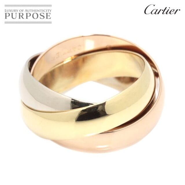超美品 カルティエ - Cartier Cartier 指輪 750 スリーカラー スリー