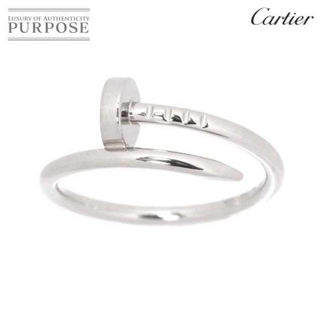 カルティエ Cartier ジュストアンクル SM #51 リング K18 WG ホワイトゴールド 750 指輪 Juste Un Clou Ring【証明書付き】 90168148