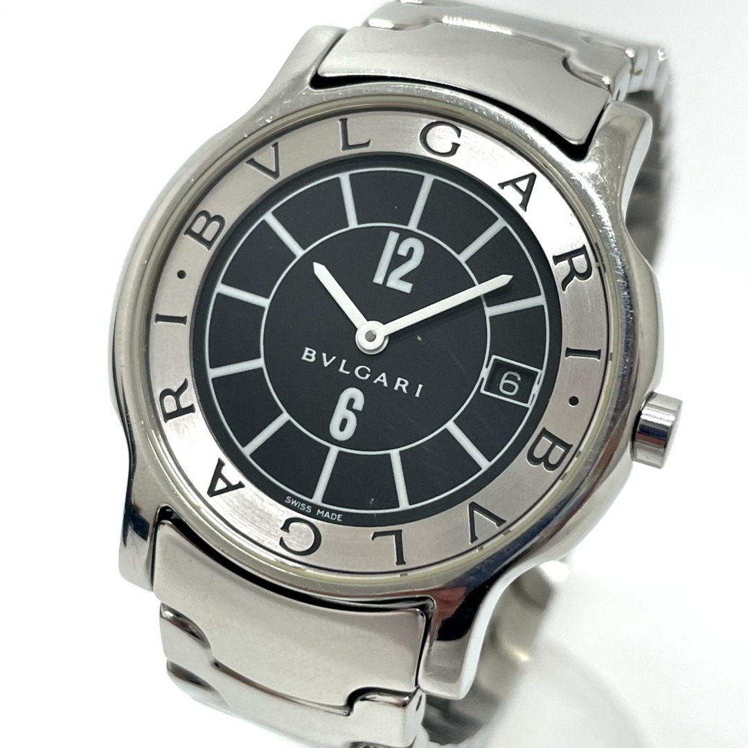 低価格で大人気の BVLGARI - シルバー SS 腕時計 デイト クォーツ
