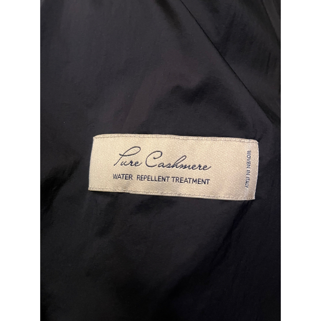 HERNO カシミヤ100% 異素材コンビ ダウンコート 黒 42 - beher.com