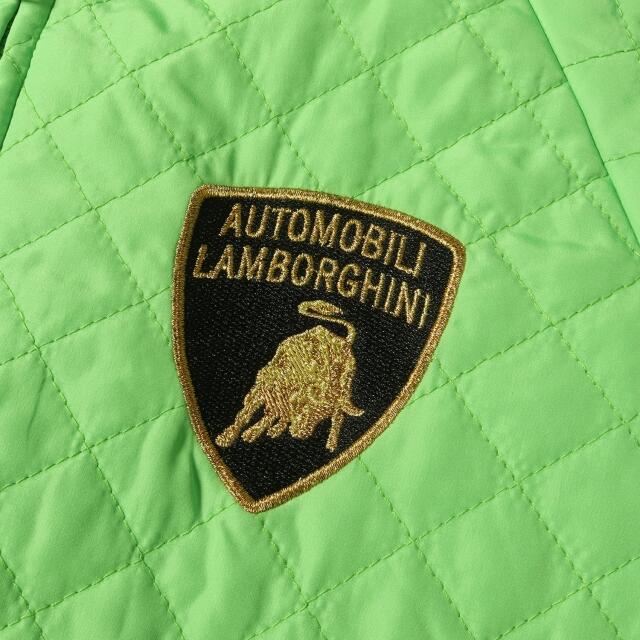 Supreme シュプリーム ジャケット Lamborghini ランボルギーニ ワッペン付き キルティング ワークジャケット Automobili Lamborghini Hooded Work Jacket 20SS ライム L アウター ブルゾン【メンズ】【美品】 3