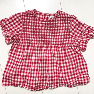 ザラキッズ(ZARA KIDS)のZARA ザラ　baby ベビー　チュニック　チェック　(Tシャツ/カットソー)