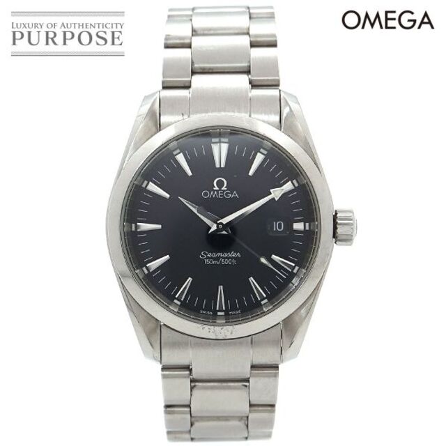 OMEGA - オメガ OMEGA シーマスター アクアテラ 2518 50 メンズ 腕時計 デイト ブラック 文字盤 クォーツ ウォッチ 90169722