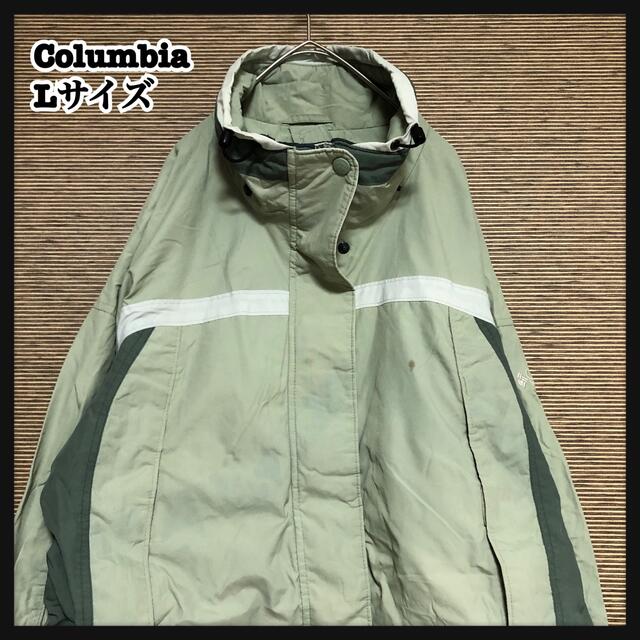 Columbia - 【コロンビア】マウンテンパーカー オリーブ 刺繍ロゴ ワン