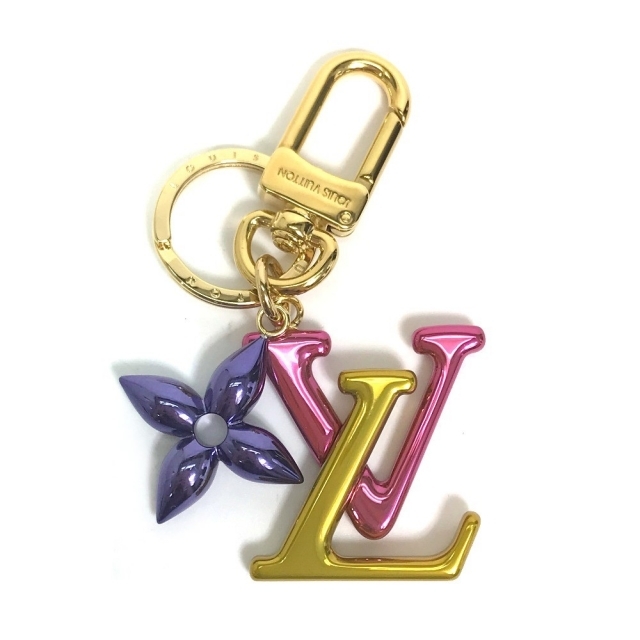 キーホルダー ルイヴィトン LOUIS VUITTON ポルトクレLV ニュー