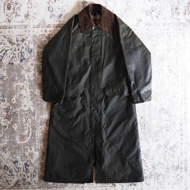 Barbour(バーブァー)のVintage Barbour "BURGHLEY" c36 1995年製 レディースのジャケット/アウター(ロングコート)の商品写真