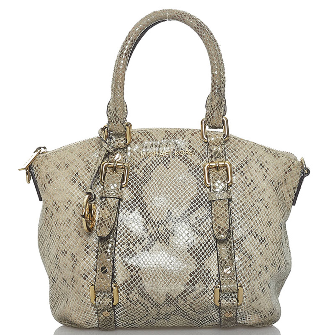 マイケルコース パイソン 蛇 ハンドバッグ ショルダーバッグ 2WAY レザー レディース Michael Kors 【219-74507】 1