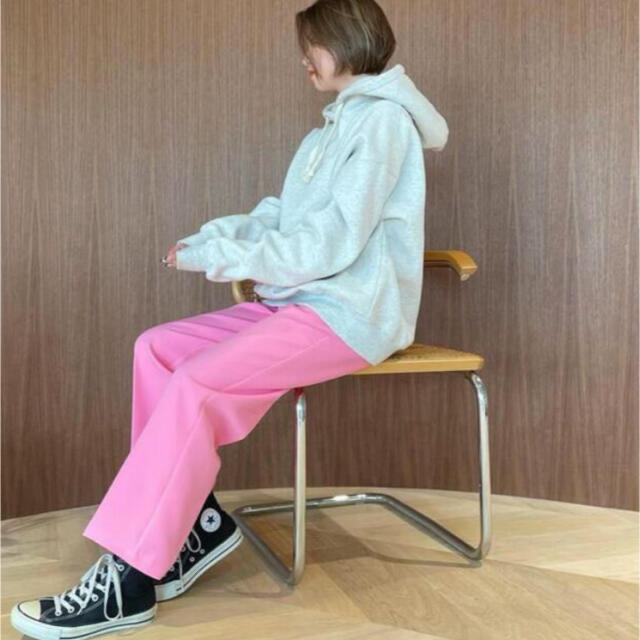 searoomlynn ストレートスラックスパンツ ピンク Sサイズ