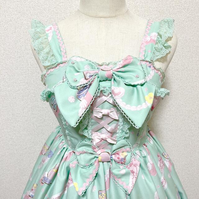 Angelic Pretty(アンジェリックプリティー)のAngelic Pretty / Fancy Whipジャンパースカート レディースのワンピース(ひざ丈ワンピース)の商品写真