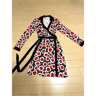 ダイアンフォンファステンバーグ(DIANE von FURSTENBERG)の【A様専用】ダイアンフォンファステンバーグ　カシュクールワンピース(ミニワンピース)