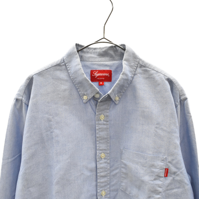 SUPREME シュプリーム 19SS Oxford Shirt オックスフォード長袖シャツ ブルー