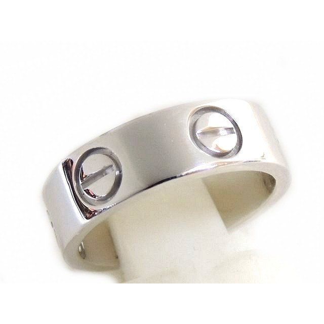 豊富なギフト Cartier - カルティエ ラブリング □ 8号(48) K18 WG