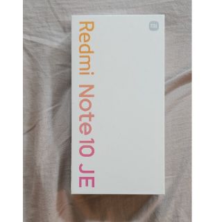 アンドロイド(ANDROID)の【新品】Xiaomi Redmi Note 10 JE スマホ(スマートフォン本体)