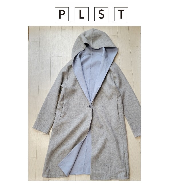 PLST(プラステ)のPLST フーディーコート レディースのジャケット/アウター(ガウンコート)の商品写真