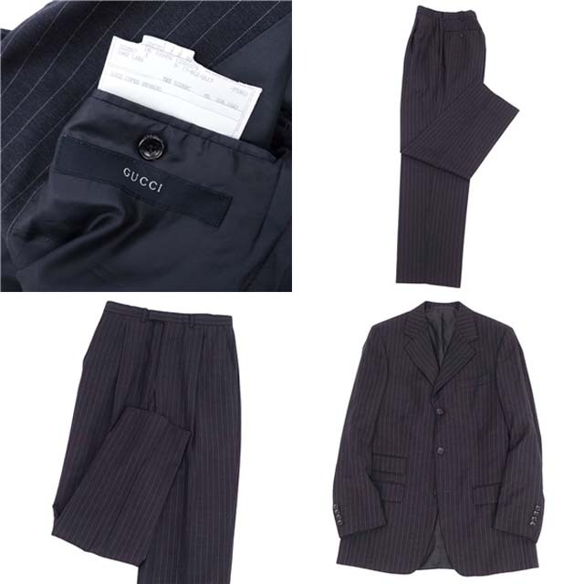 Gucci - グッチ セットアップ スーツ ジャケット パンツ ウール 46(S