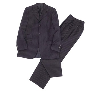 グッチ セットアップ スーツ ジャケット パンツ ウール 46(S相当)ブラック