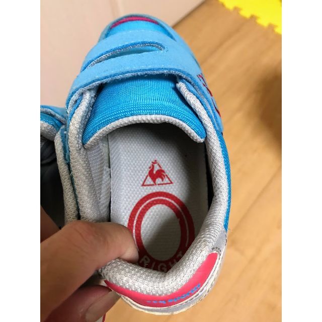 le coq sportif(ルコックスポルティフ)の美品☆le coq sportif☆水色☆17cm☆スニーカー★ルコック キッズ/ベビー/マタニティのキッズ靴/シューズ(15cm~)(スニーカー)の商品写真