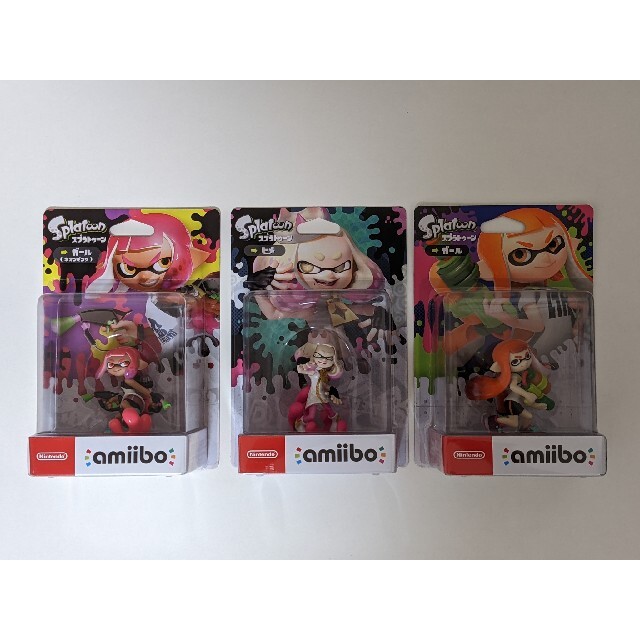 amiibo スプラトゥーン ガール、ヒメ 3点セット