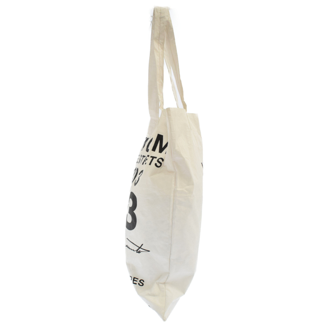 Y-3(ワイスリー)のY-3 ワイスリー パリコレクション ロゴプリント トートバッグ ノベルティーバッグ ホワイト メンズのバッグ(トートバッグ)の商品写真
