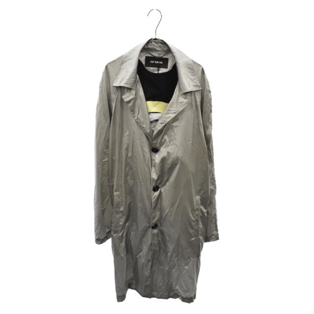 RAF SIMONS ラフシモンズ 19SS Classic three button coat リバーシブルレイヤードコート 191-614-30031-00080 シルバー/ブラック