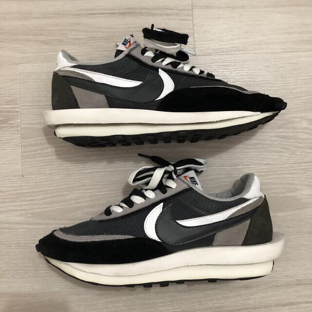 Sacai × Nike LDV WAFFLE BLACK靴/シューズ