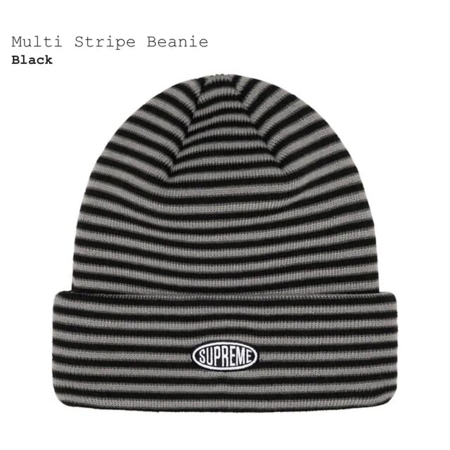 シュプリーム Supreme Multi Stripe Beanie